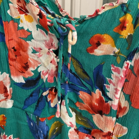 Lulus Floral Sundress, Size L - Picture 2 of 6